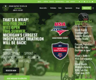 Grandrapidstri.com(Grand Rapids Triathlon) Screenshot