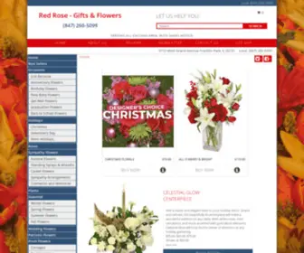 Grandredrosefloral.com(Franklin Park Florist) Screenshot