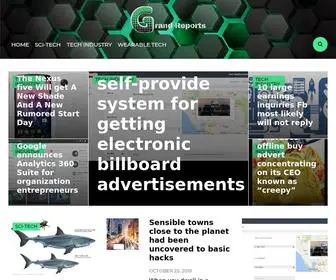 Grandreports.com(The River of Life) Screenshot