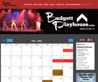 Grandriversvariety.com(The Badgett Playhouse) Screenshot