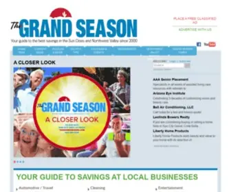 Grandseasonaz.com(The Grand Season AZ) Screenshot