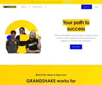 Grandshake.co(Meaningful work experience for high school student) Screenshot