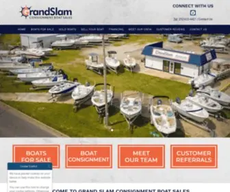 Grandslamboatsales.com(Grand Slam Consignment Boat Sales) Screenshot