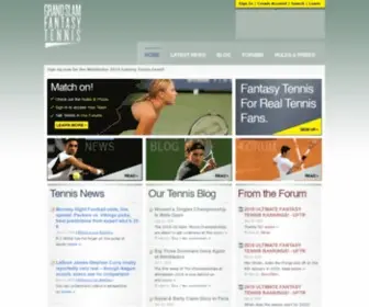 Grandslamfantasytennis.com(Grand Slam Fantasy Tennis) Screenshot