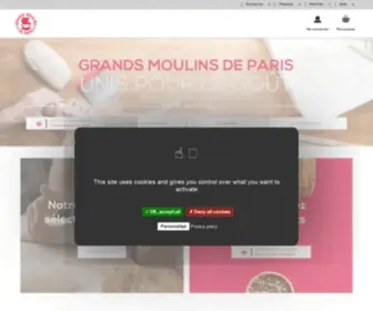 Grandsmoulinsdeparis.com(Grands Moulins de Paris) Screenshot