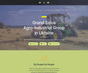 Grandsolus.com.ua(Grand Solus Agro) Screenshot