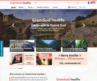 Grandsudinsolite.fr(Grand Sud Insolite) Screenshot