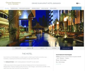 Grandsukhumvithotel.com(Grand Sukhumvit Hotel Bangkok) Screenshot