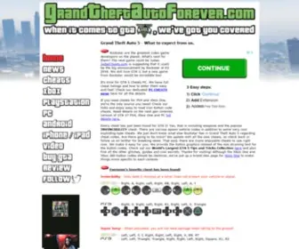 Grandtheftautoforever.com(GTA 5 Cheats) Screenshot