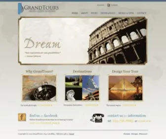 Grandtoursinc.com(GrandTours, Inc) Screenshot