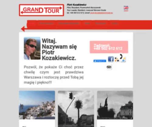 Grandtour.travel.pl(∗ Piotr Kozakiewicz) Screenshot