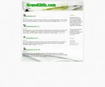 Grandutils.com(The software that serves) Screenshot