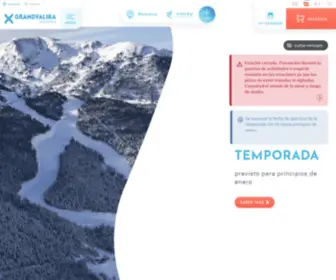 Grandvalira.com(Esquí en Andorra) Screenshot