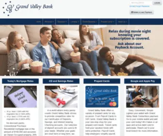 Grandvalleybank.com(Grand Valley Bank) Screenshot