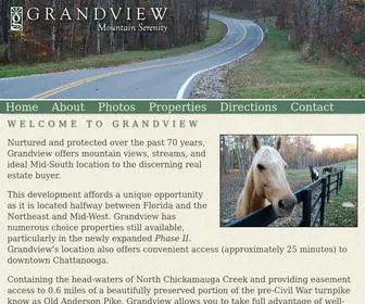 Grandviewonsignal.com(Grandview on Signal Mountain) Screenshot