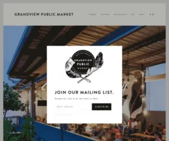 Grandviewpublic.com(Grandview Public Market) Screenshot