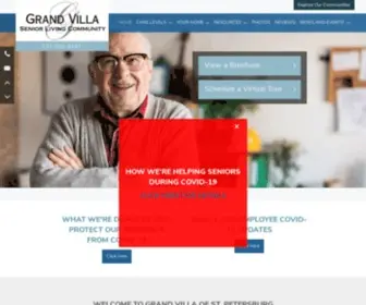 Grandvillastpete.com(Grand Villa of St. Petersburg) Screenshot