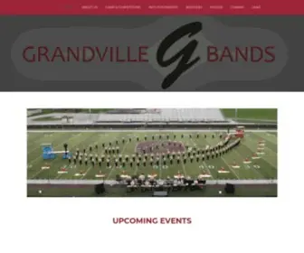 Grandvillebands.com(Grandville Bands) Screenshot
