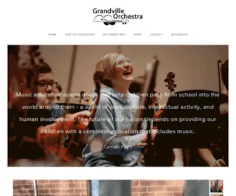 Grandvilleorchestra.com(Grandvilleorchestra) Screenshot
