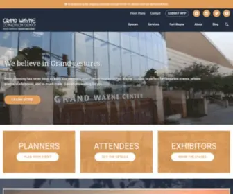 Grandwayne.com(Event Center in Fort Wayne) Screenshot