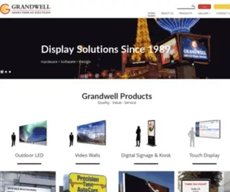 Grandwell.com(LED Signs Billboards) Screenshot