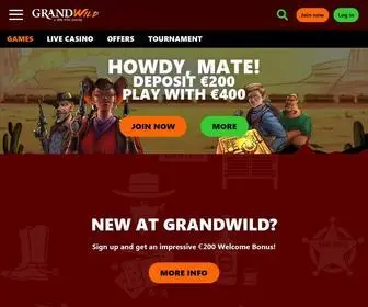 Grandwild.com Screenshot