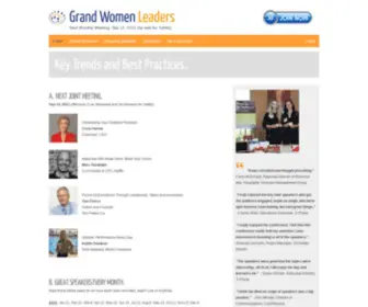 Grandwomenleaders.org(Grand Rapids Womens Leadership Summit) Screenshot