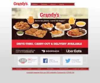 Grandys.com(Grandy's) Screenshot