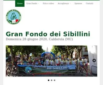 Granfondodeisibillini.it(Gran Fondo dei Sibillini) Screenshot