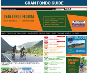 Granfondoguide.com(Gran Fondo Guide) Screenshot