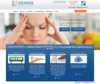 Grangebp.com.au(Why Us What Grange Business Partners do) Screenshot