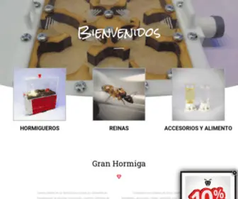 Granhormiga.com(Hormigueros accesorios y hormigas) Screenshot