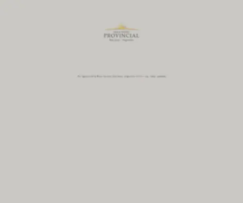 Granhotelprovincial.com(Gran Hotel Provincial I San Juan I Argentina) Screenshot