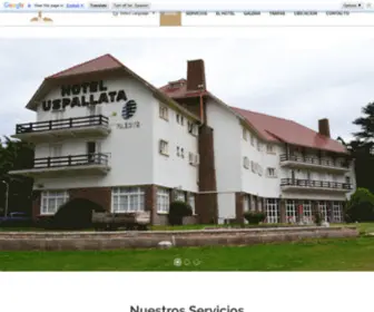 Granhoteluspallata.com.ar(Gran Hotel Uspallata) Screenshot