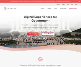 Granicus.com(Digital Civic Engagement for Government l Granicus) Screenshot