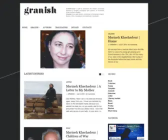 Granish.com(Armenian Literary Community) Screenshot