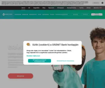 Granitbank.hu(GRÁNIT Bank) Screenshot