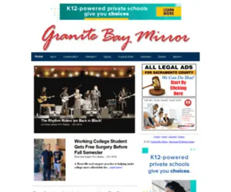 Granitebaymirror.com(The Granite Bay Mirror) Screenshot