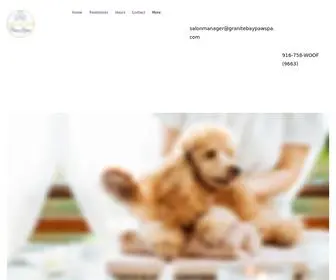 Granitebaypawspa.com(Home) Screenshot