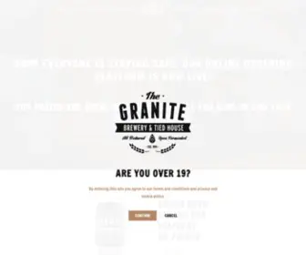 Granitebrewery.ca(Granite Brewery) Screenshot