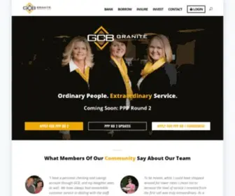 Granitecommunitybank.com(Ordinary People) Screenshot