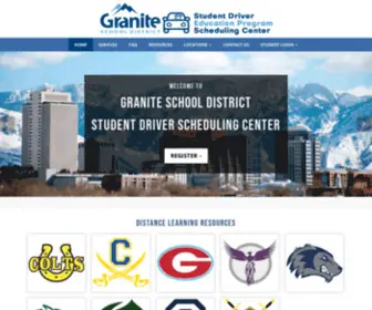 Granitedrivered.com(Granite School District) Screenshot