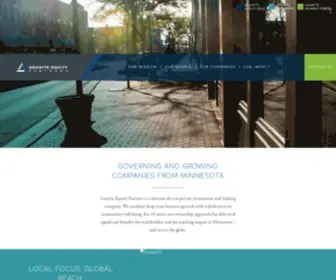 Graniteequity.com(Granite Partners) Screenshot