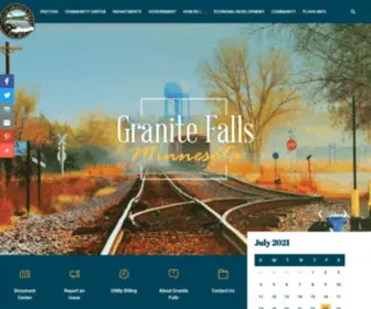 Granitefalls.com(City of Granite Falls) Screenshot