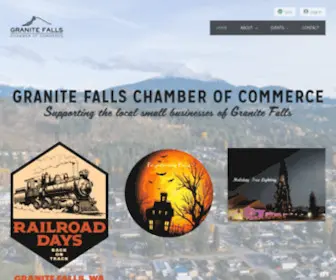 Granitefallswa.com(Granite Falls Chamber of Commerce) Screenshot