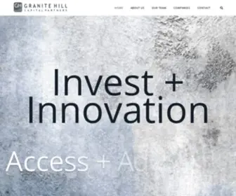 Granitehill.net(Granite Hill Capital Partners) Screenshot