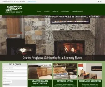 Granitehuggers.com(Granite Countertops Denton) Screenshot