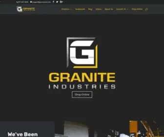 Graniteind.com(Granite Industries) Screenshot