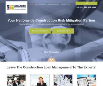 Graniteloan.com(Fund Control Granite Loan Management The Experts for Construction Lending) Screenshot