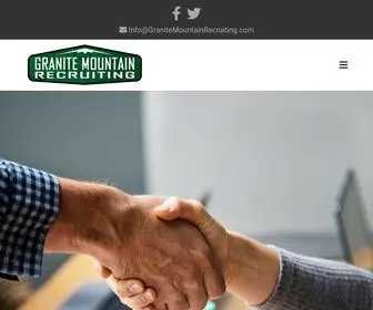 Granitemountainrecruiting.com(Granite Mountain Recruiting) Screenshot